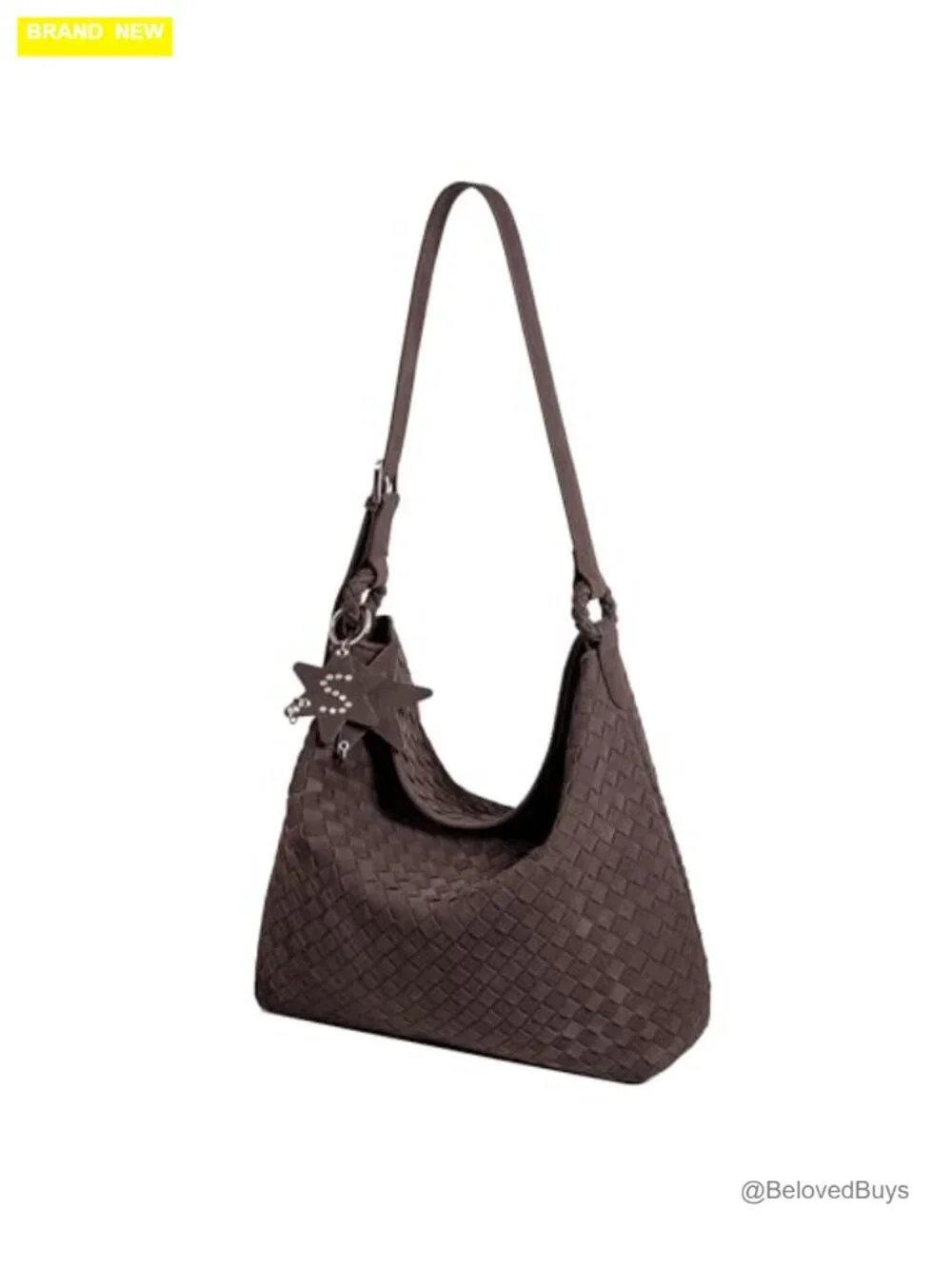Oversized Suede Woven Hobo Bag, Tote Purse for Women, Large Crossbody Shoulder